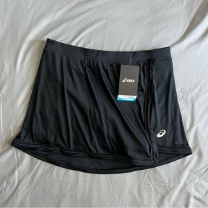 asics black athletic/tennis skort nwt